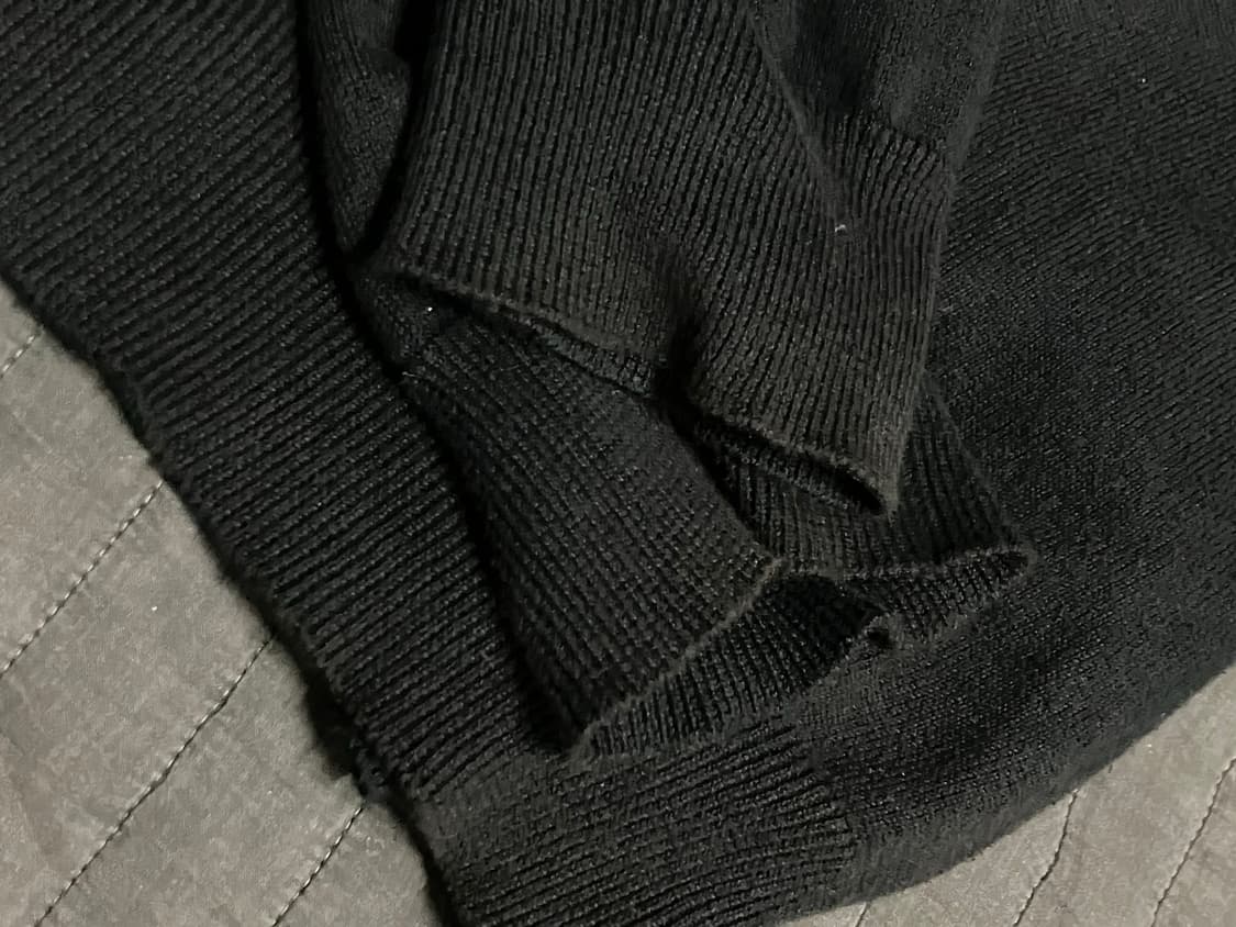 23ss 그라프페이퍼 니트 블랙 상품이미지4