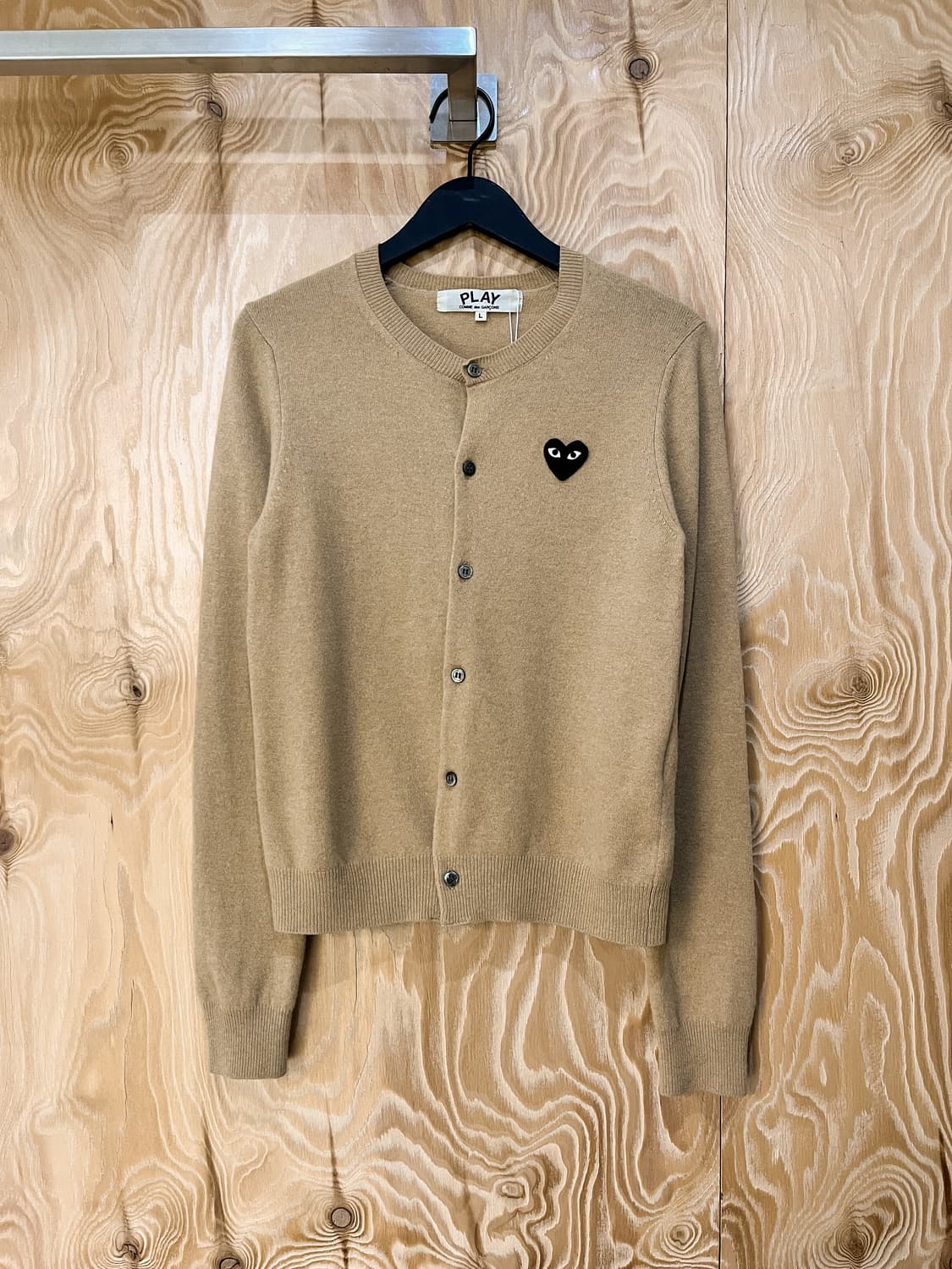 꼼데가르송 블랙 하트 가디건 상품이미지1