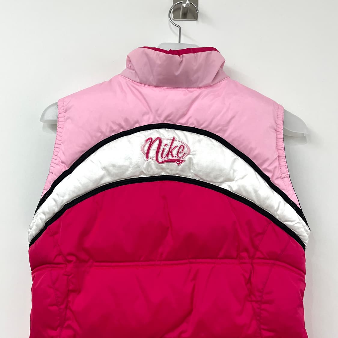 나이키 Y2K 자수로고 핑크 패딩 조끼 상품이미지6
