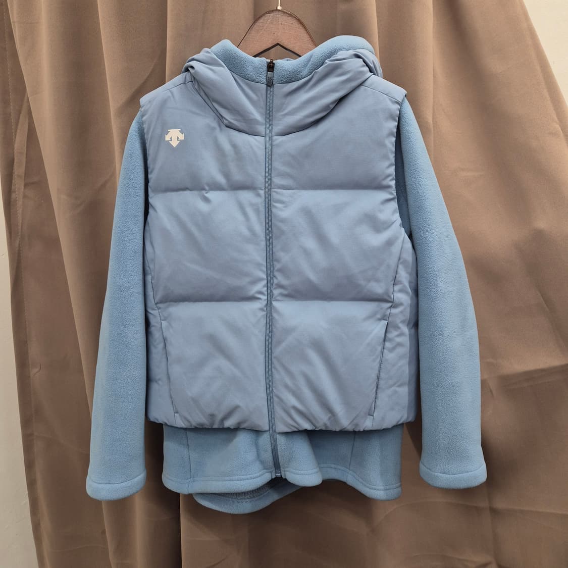 데상트 여성 패딩 조끼 후드 95 상품이미지1