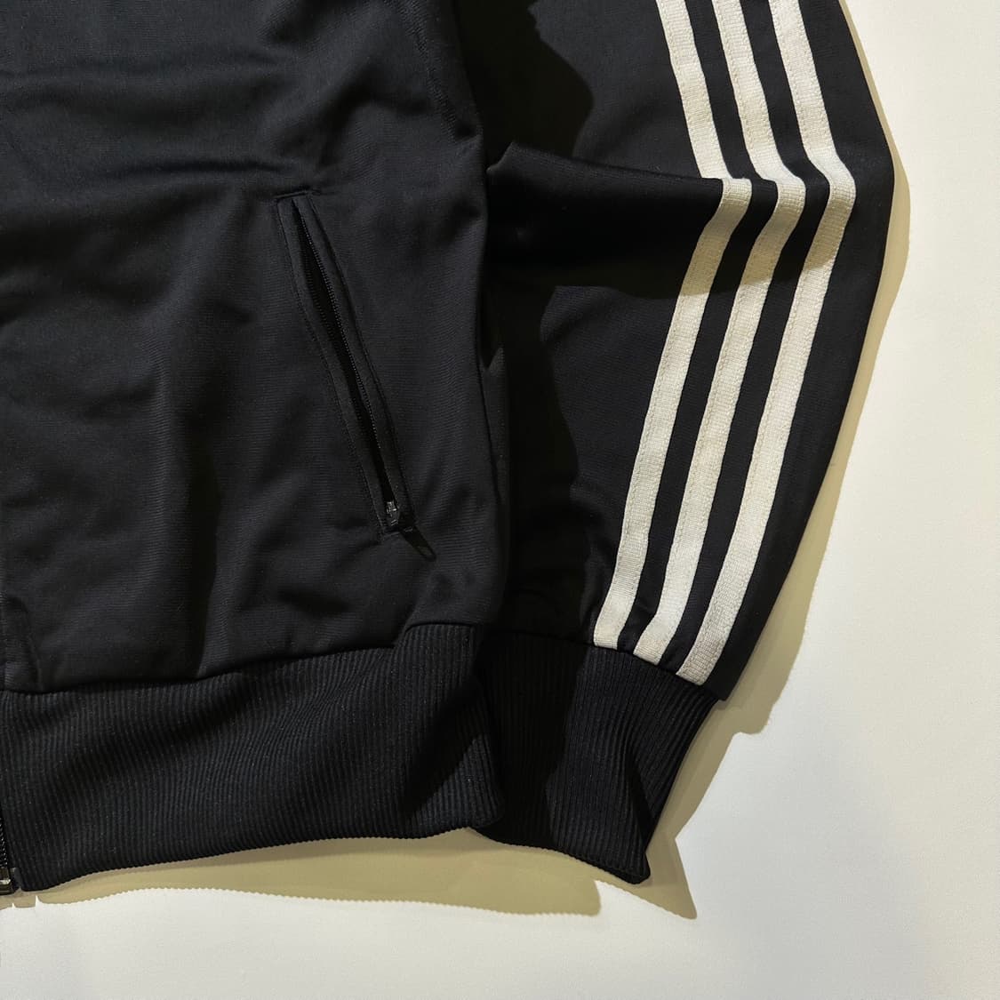 아디다스 파이어버드 빅로고 트랩탑 져지 자켓 블랙 상품이미지7