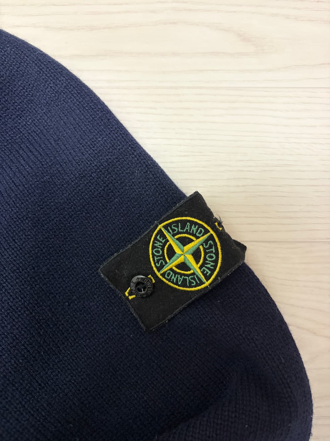 스톤아일랜드 니트 나일론 후드 집업 네이비 XL 상품이미지2
