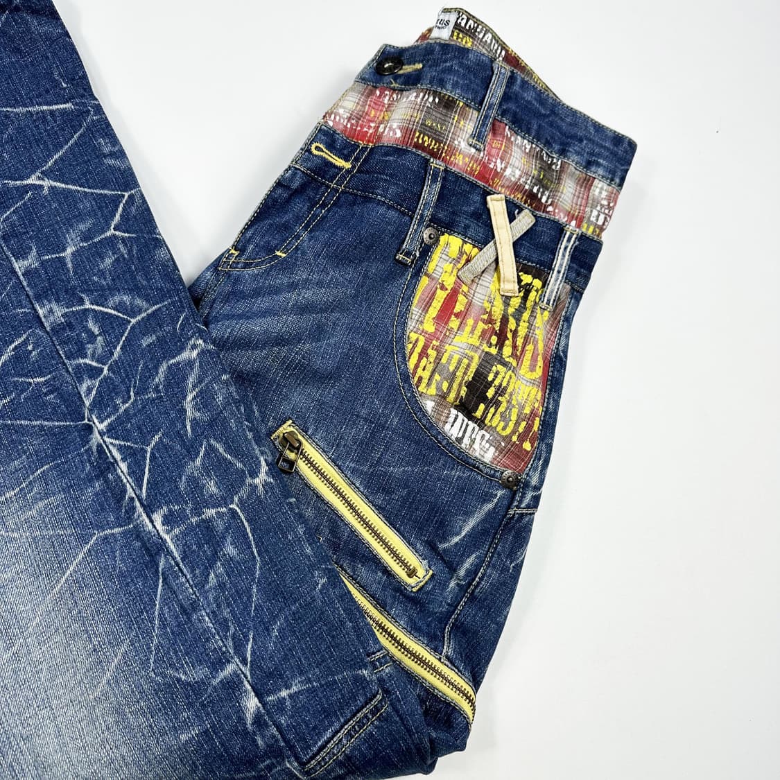 VTG 빈티지 재팬 리메이크 패치워크 데님 팬츠 (30인치) 상품이미지1
