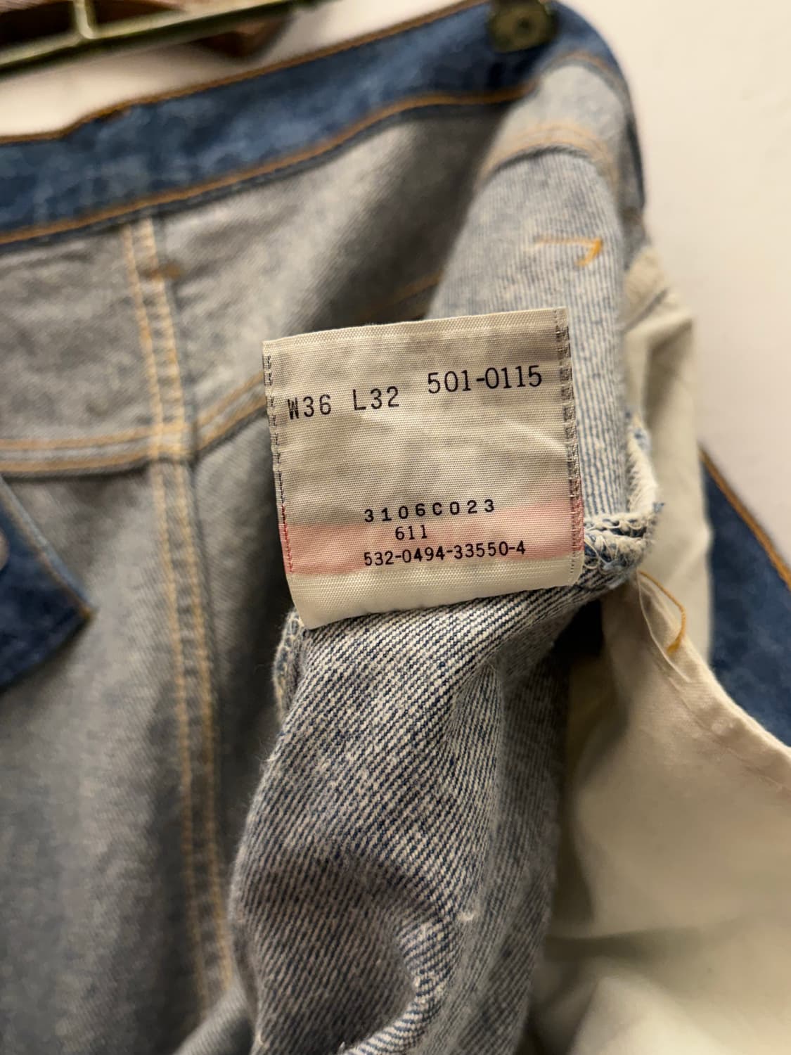 35.5) 90s USA Levi’s 501 Straight Denim  상품이미지8