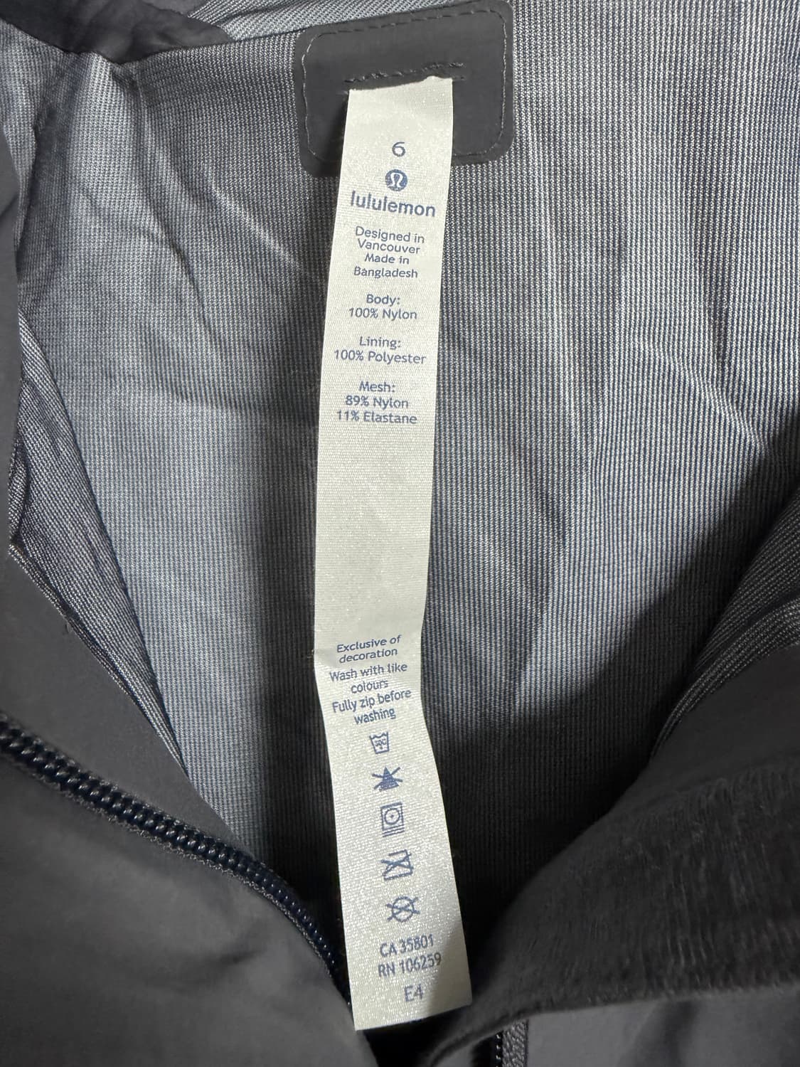 룰루레몬 레인 바람막이 자켓 상품이미지3