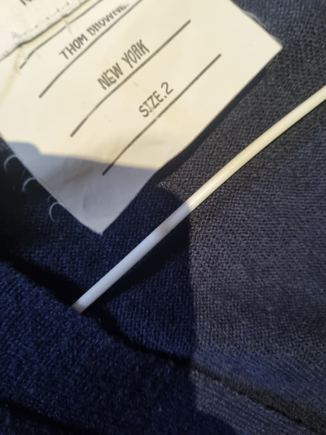 급처) 톰브라운 네이비 가디건.  M/XL 상품이미지4