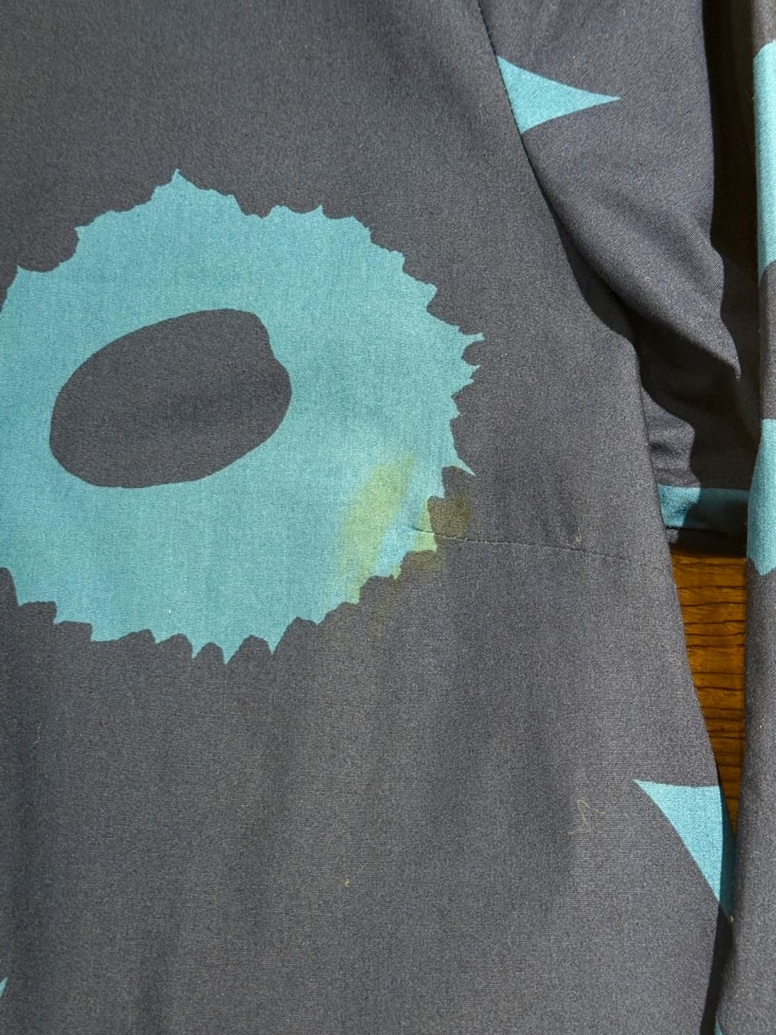 마리메꼬 블루 우니꼬 패턴 셔츠 원피스 상품이미지10