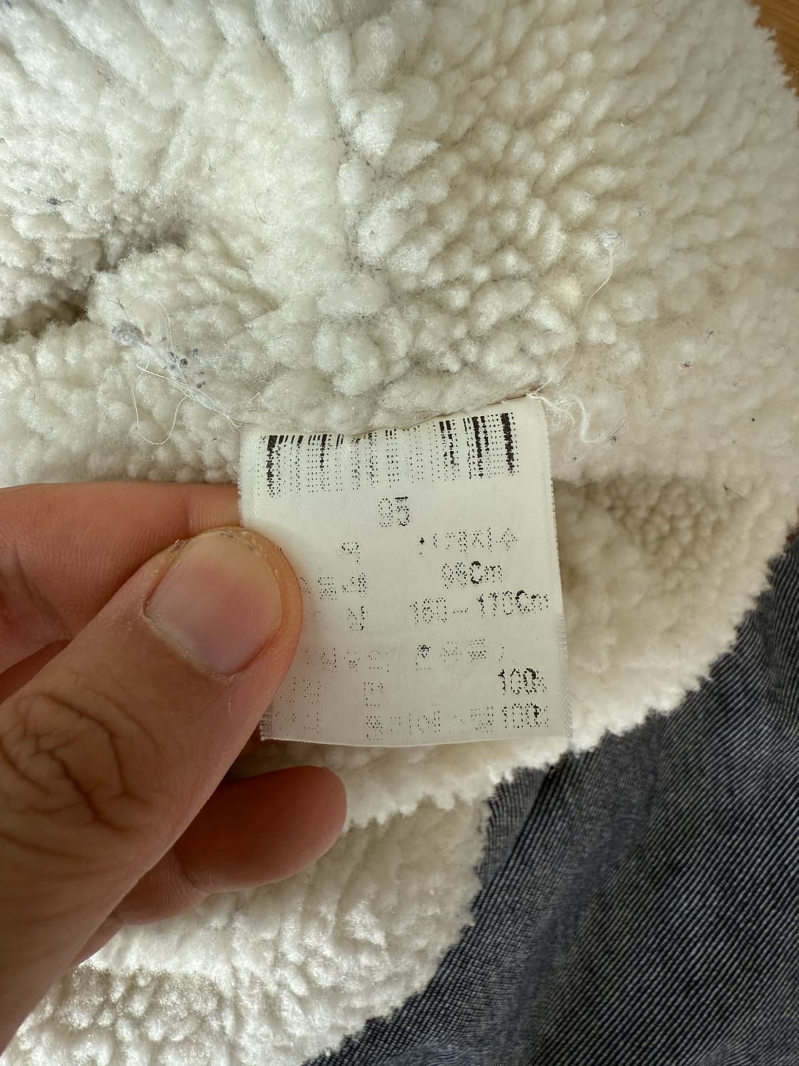 올드 후부(FUBU) 데님 양털 후드집업 상품이미지10