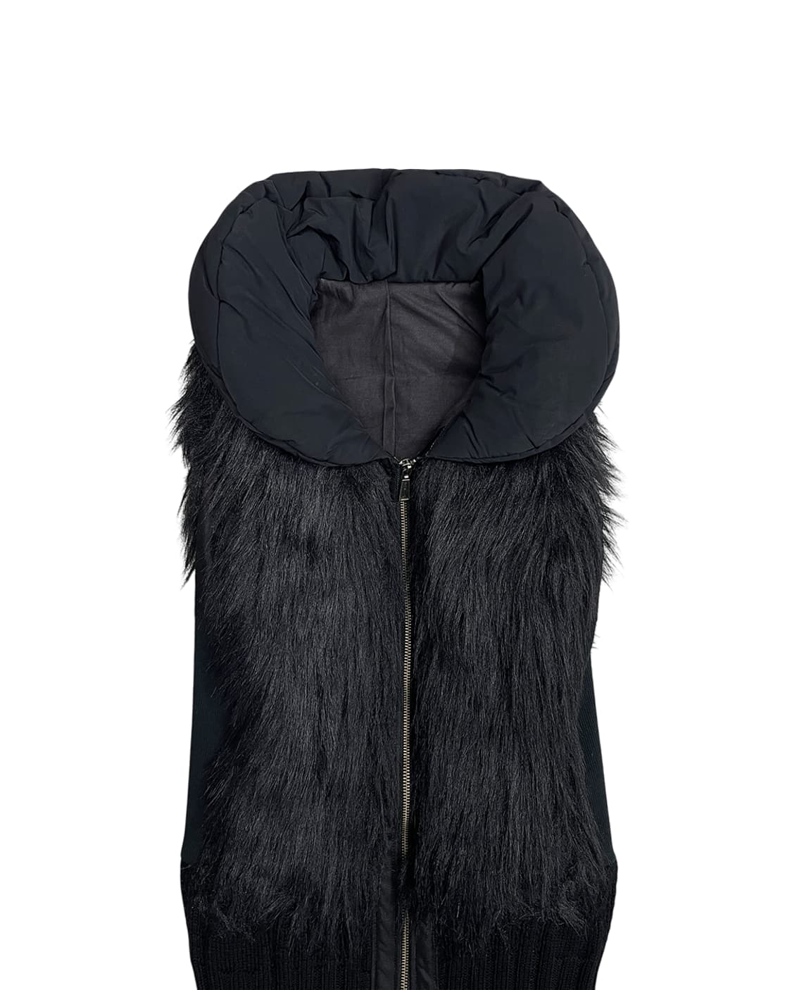 앨리스 아우아 패디드 카라 퍼 베스트 상품이미지6