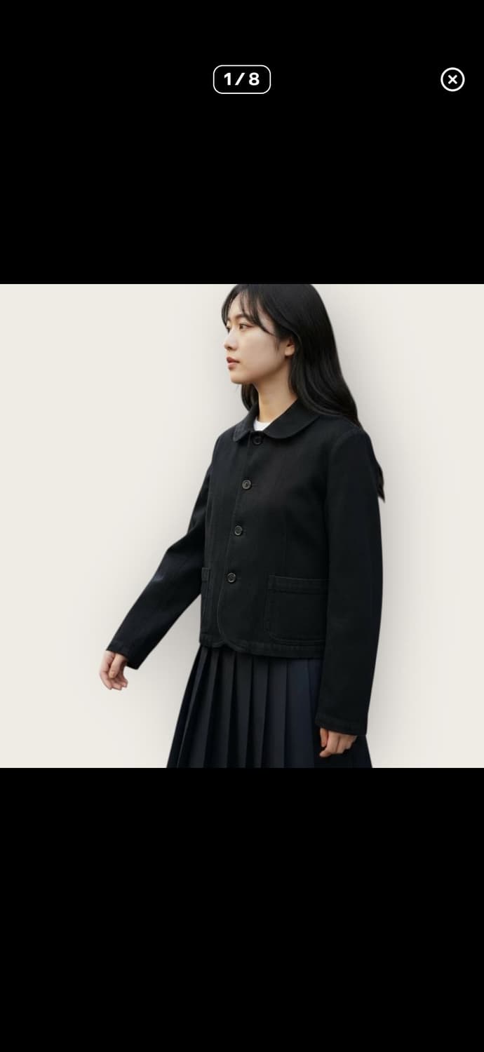 꼼데가르송 트리콧 03AW 블랙 자켓  상품이미지1