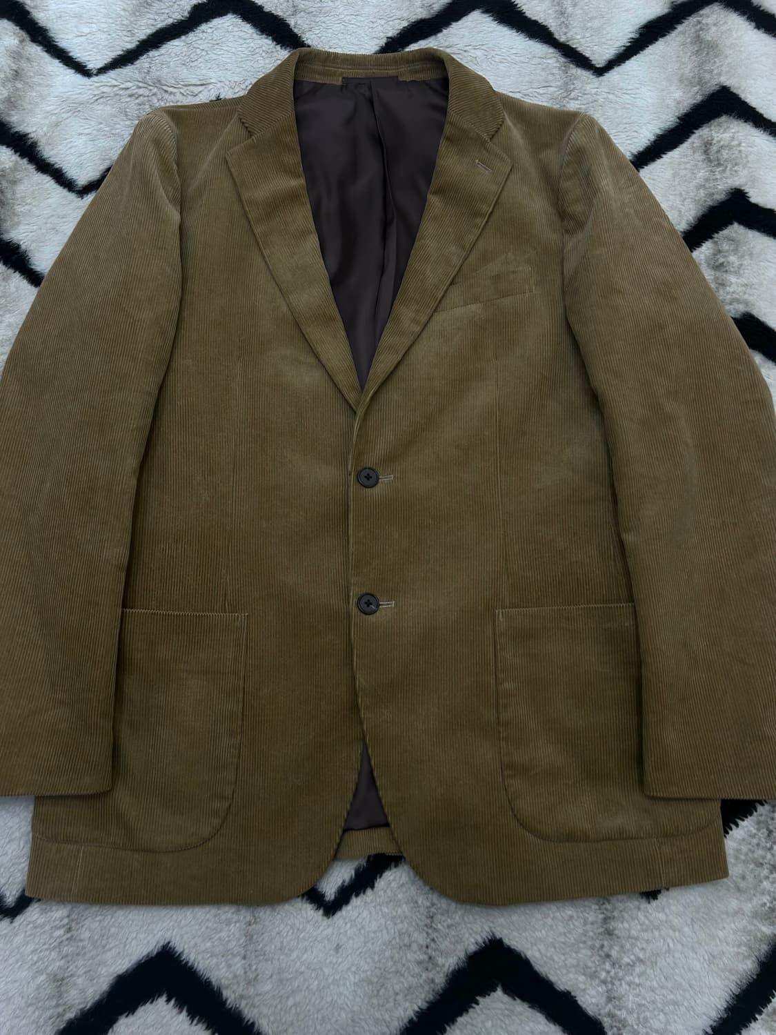 [XL]유니클로 코듀로이 블레이저/카멜 상품이미지1