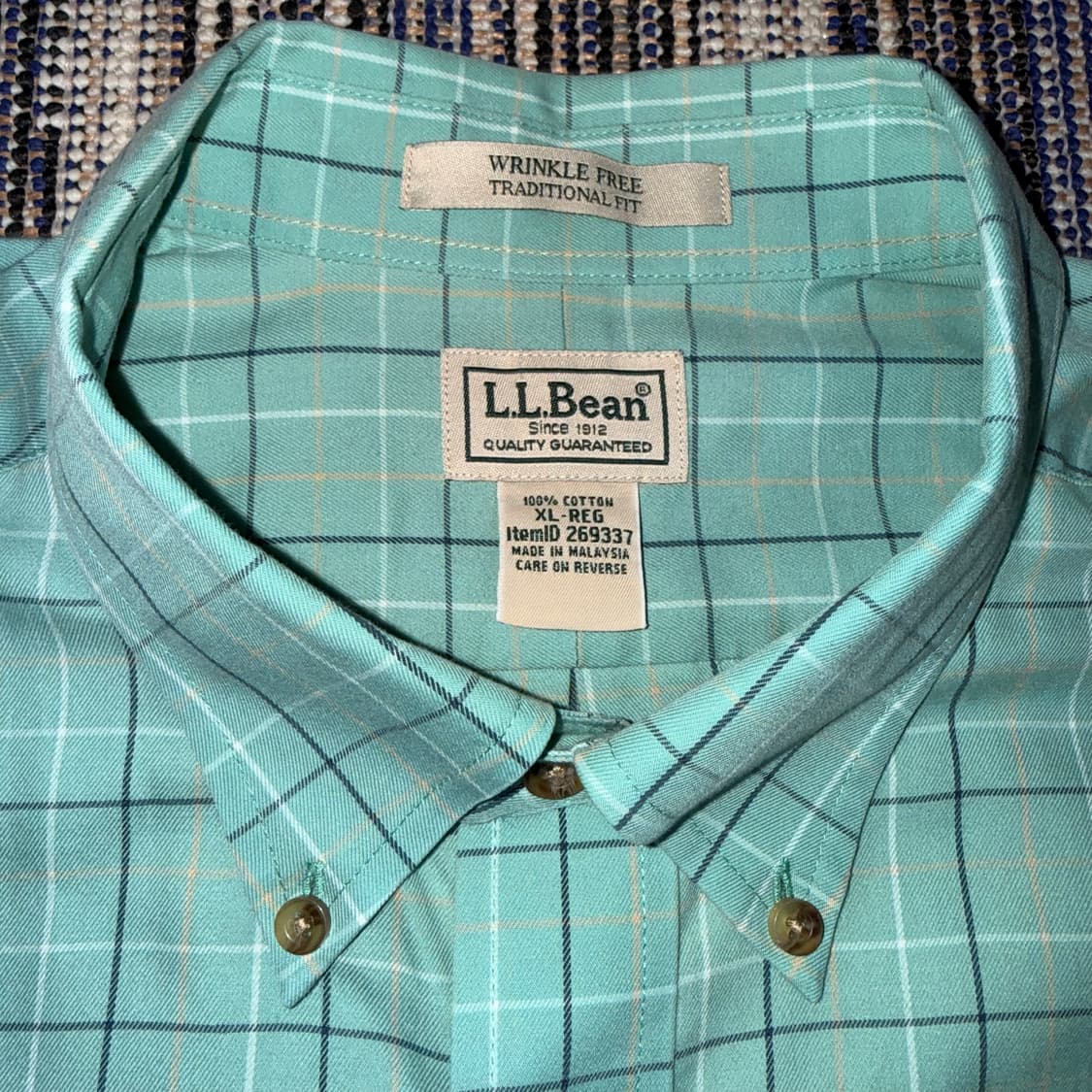 L.L.Bean 체크 셔츠 상품이미지4