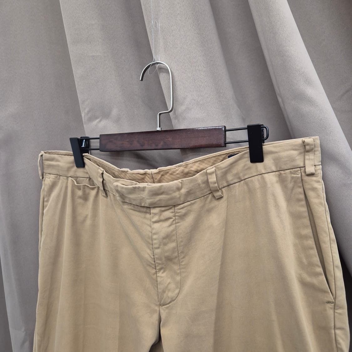 폴로 테일러드 슬림핏 피마 코튼 바지 34 상품이미지2