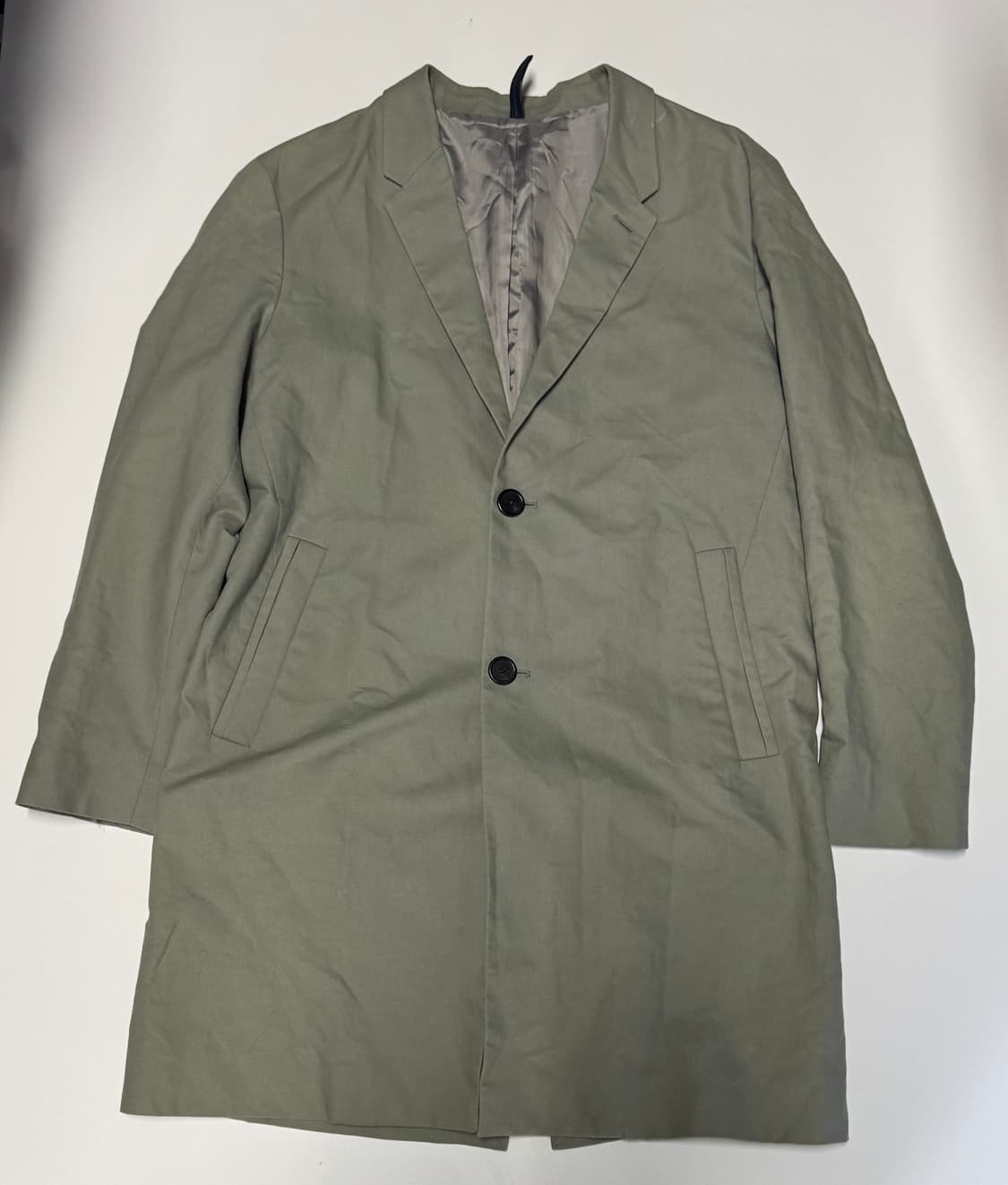 코오롱 커스텀멜로우 코튼 린넨 하프 코트 자켓 XL 상품이미지1