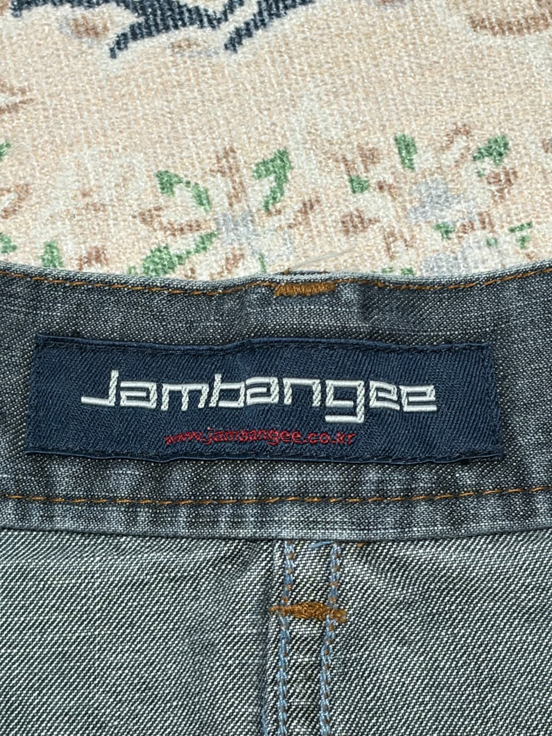 잠뱅이 데님 미디 스커트 상품이미지3