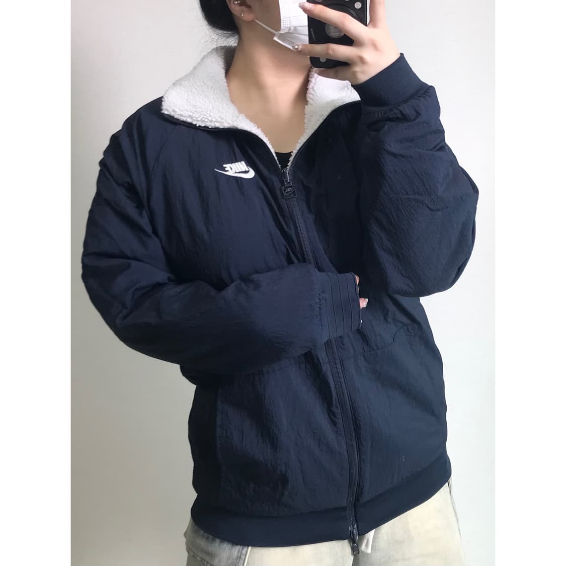 나이키 리버시블 플리스 후리스 뽀글이 M 상품이미지2