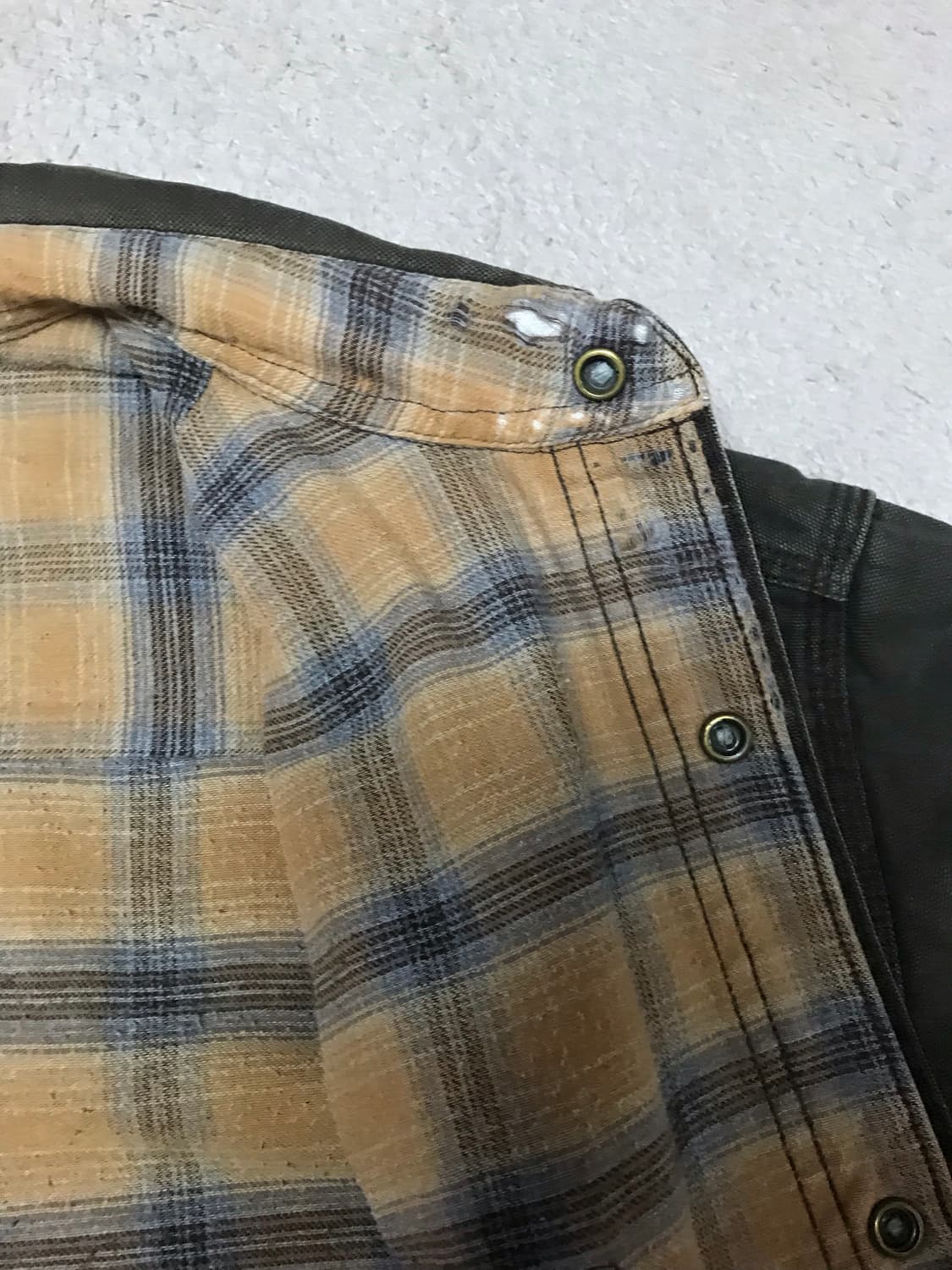 Carhatt 칼하트 다크브라운 누빔 워크 셔츠자켓 xL 상품이미지4