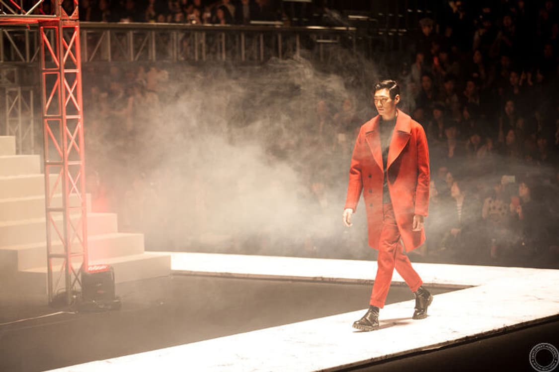 솔리드옴므 우영미 컬렉션라인 레드 오버핏 코트 100사이즈 상품이미지8