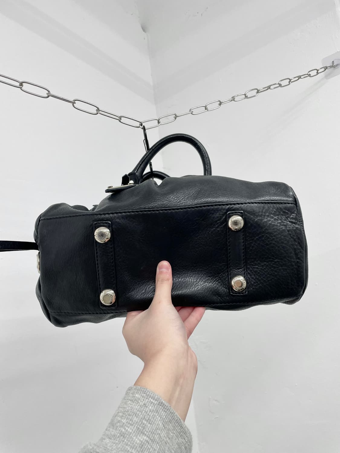 마크제이콥스 금장 로고 토트백 상품이미지6