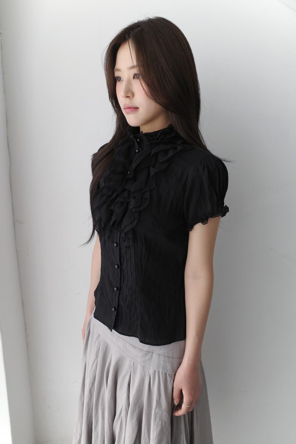 frill half blouse 상품이미지3