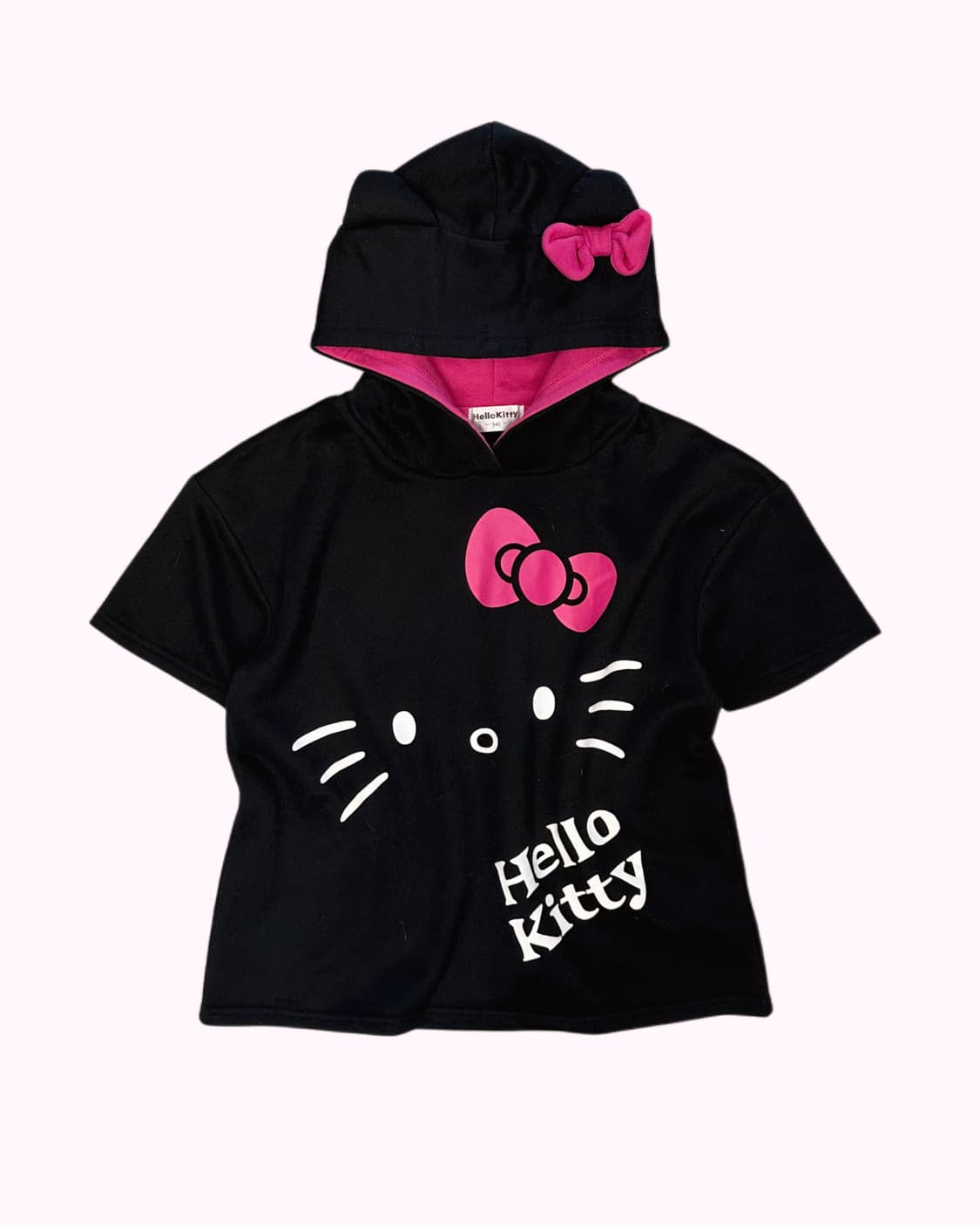 kitty face crop hood t-shirt 상품이미지2