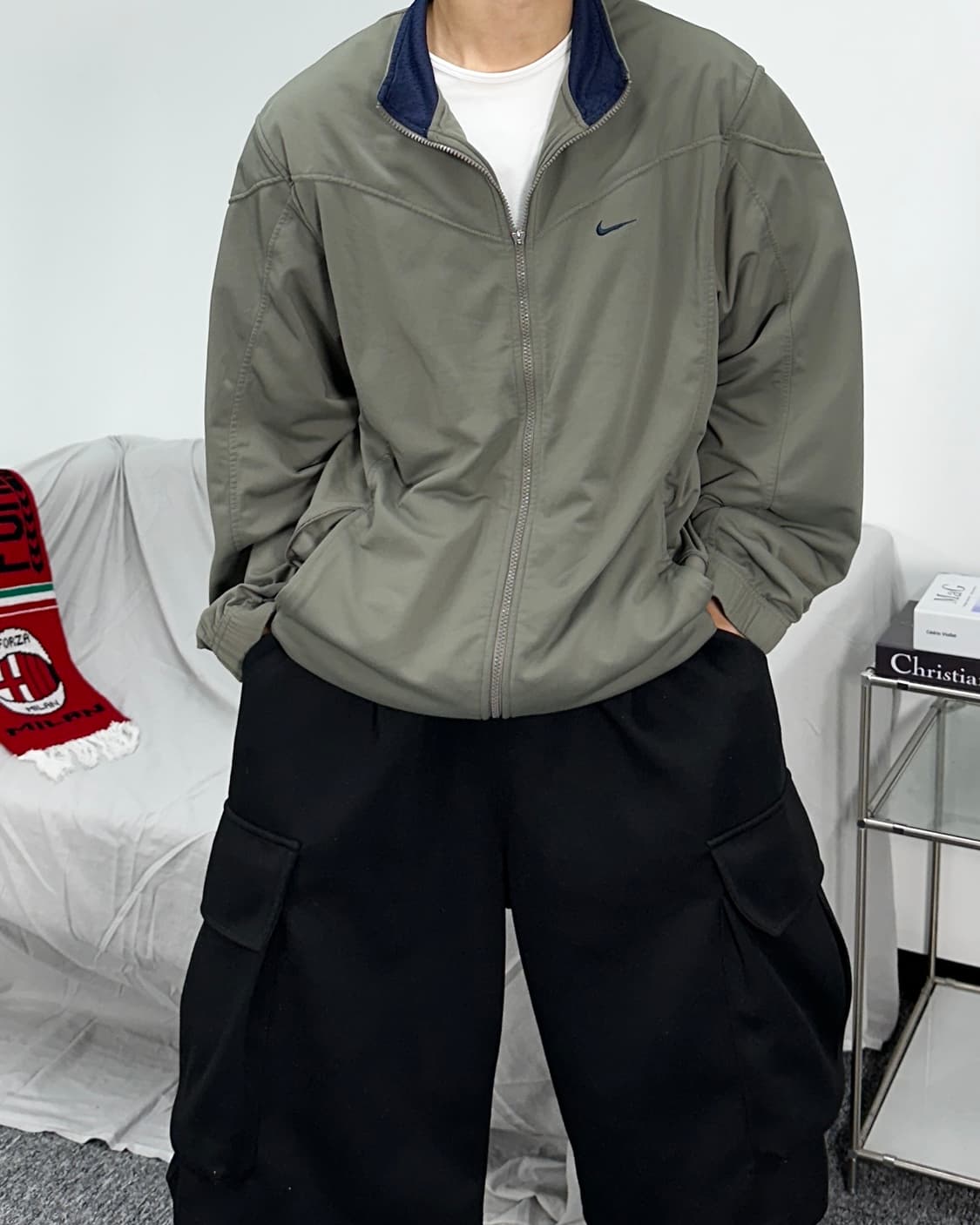 나이키 00s 카키 져지 L 상품이미지2