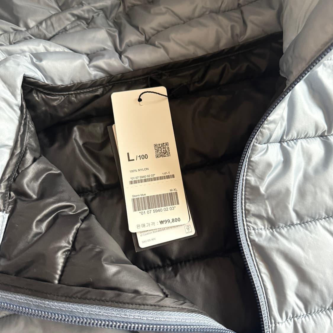 지오다노 후드 경량 패딩 자켓 상품이미지2