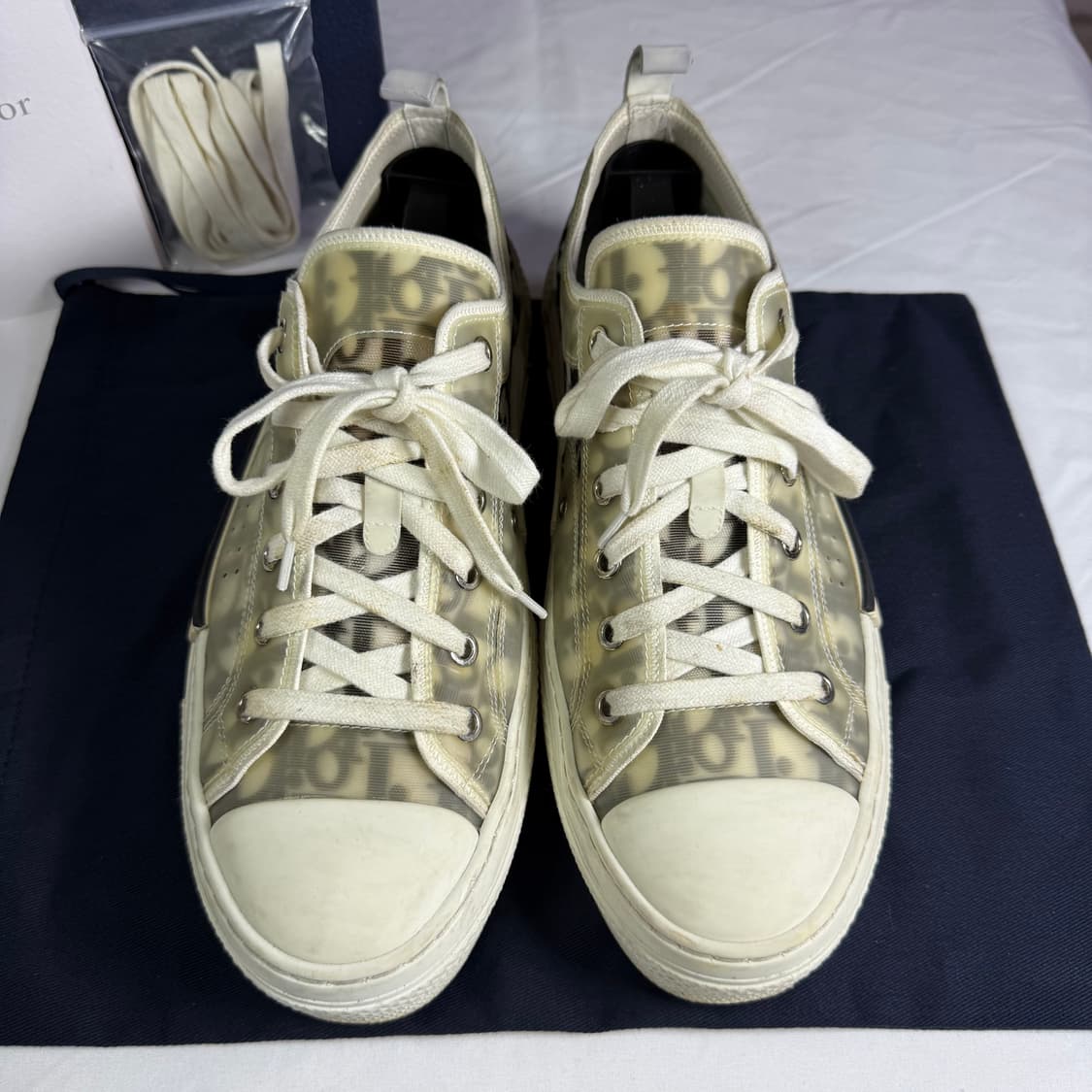 디올 B23 오블리크 캔버스 로우 스니커즈 상품이미지3