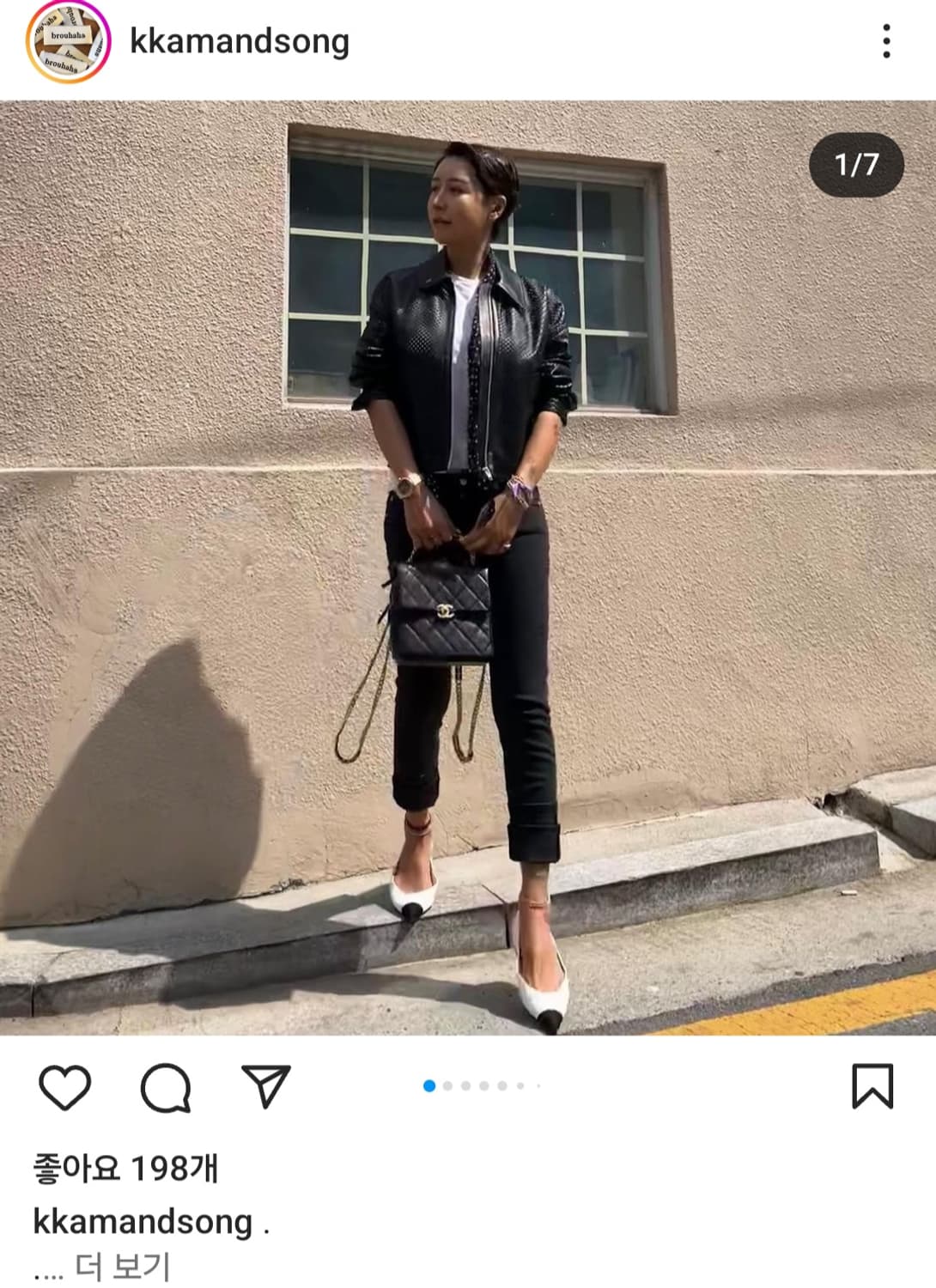 부루하하 펀칭 레더자켓  상품이미지4
