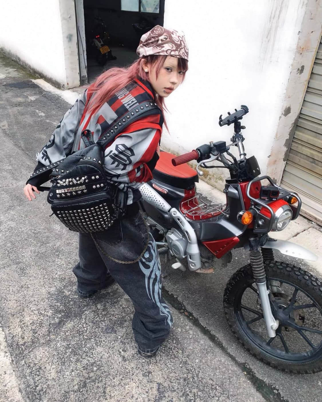 스터드 백팩 가방 상품이미지2