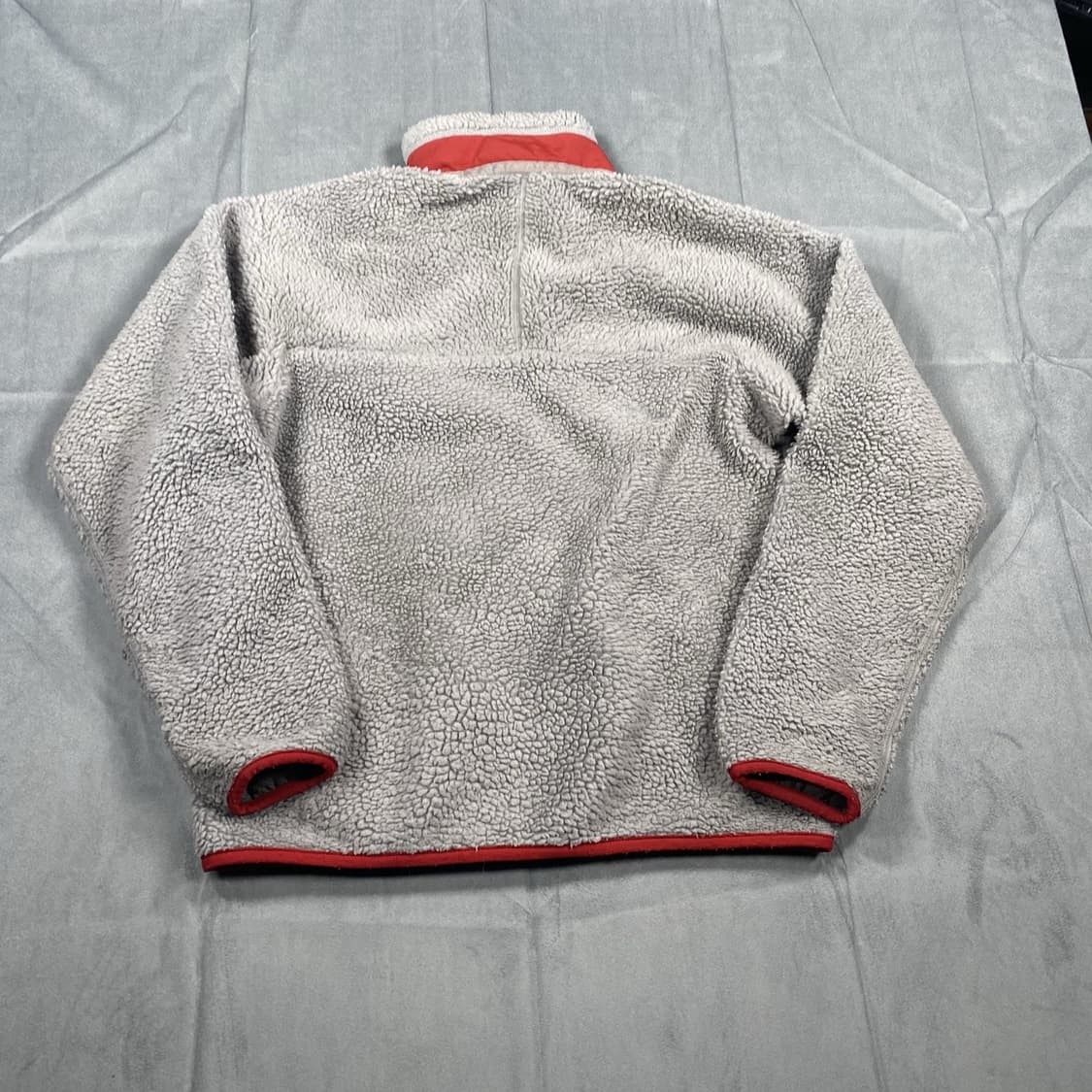 파타고니아 클래식 레트로-X 플리스 자켓 그레이/레드 상품이미지4