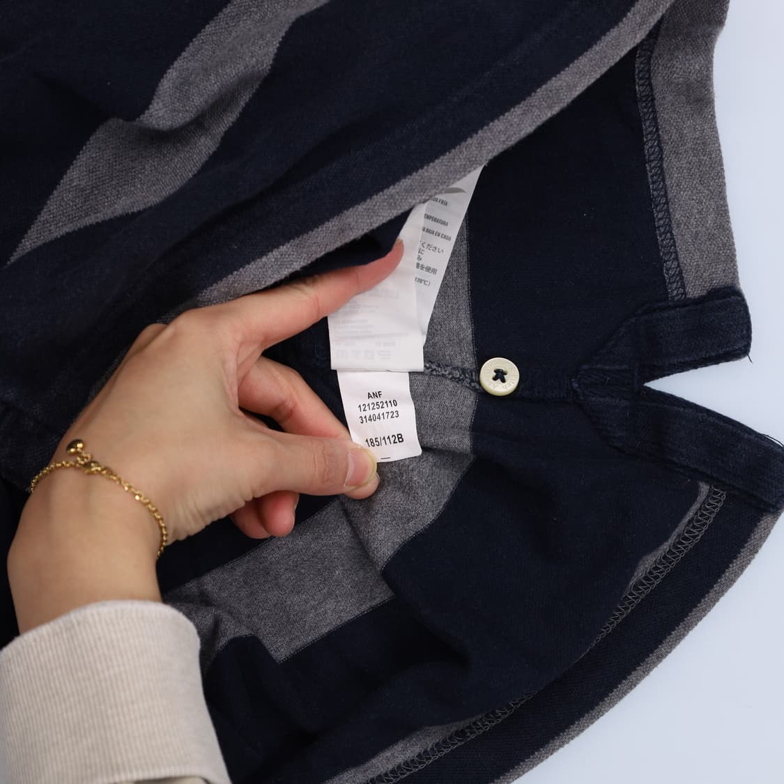 XXL 아베크롬비 스트라이프 PK셔츠 0210H1 상품이미지4