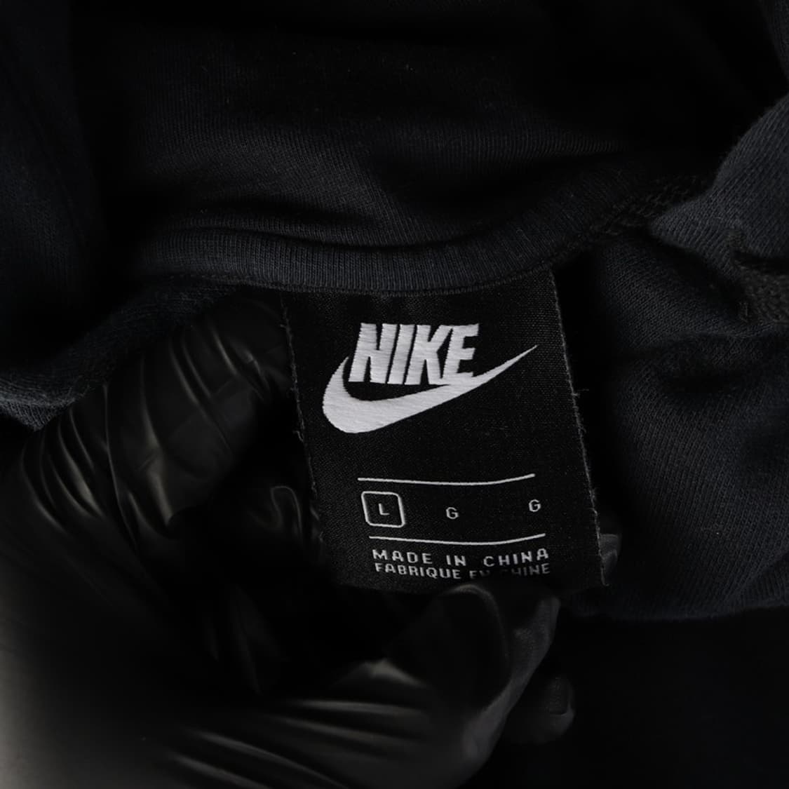 나이키 로고 블랙 후드 집업 L 상품이미지5