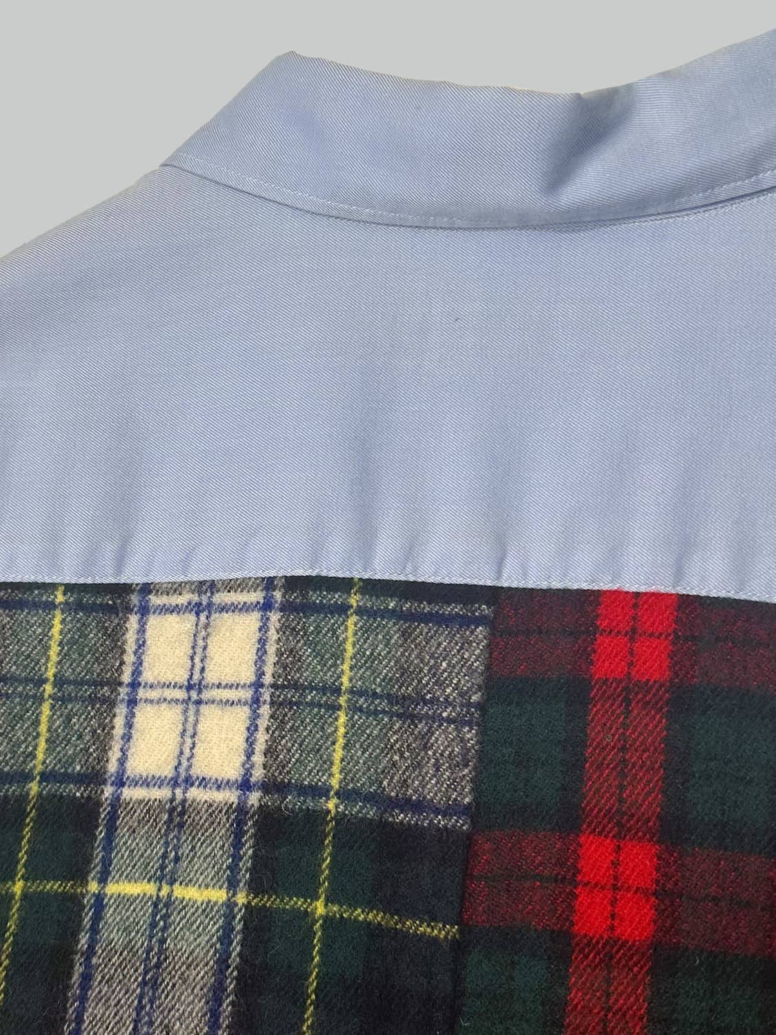 꼼데가르송 옴므 체크 패치 셔츠 상품이미지3