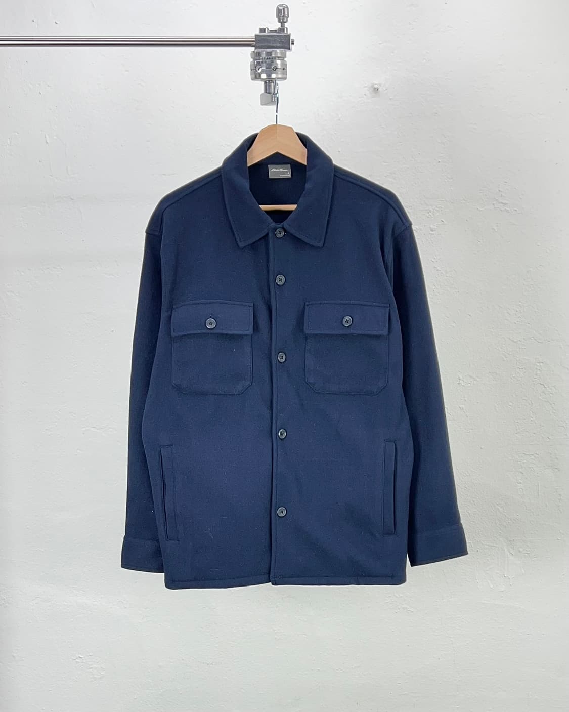 에디바우어 네이비 블루 소프트 포퍼 셔츠 상품이미지1