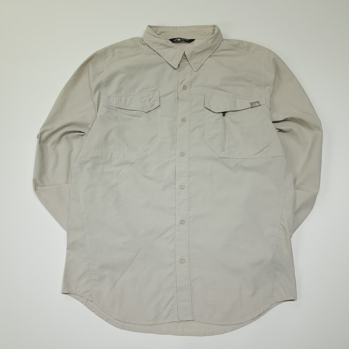 CL649 M 노스페이스 립스탑 벤틸레이션 베이지 셔츠 남방 상품이미지1