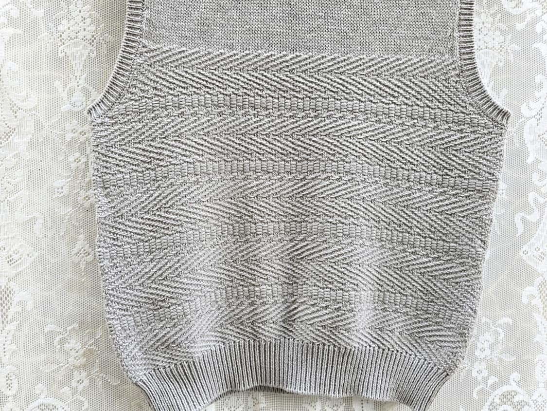 일본 휴먼우먼 니트 베스트 상품이미지3