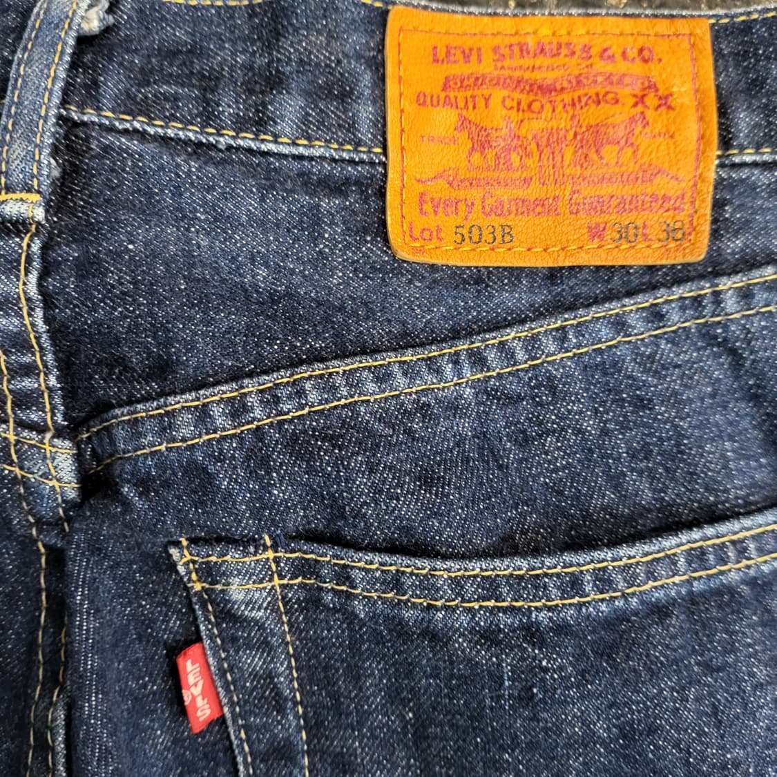 90s 리바이스 청바지 503B (29) big E 상품이미지7