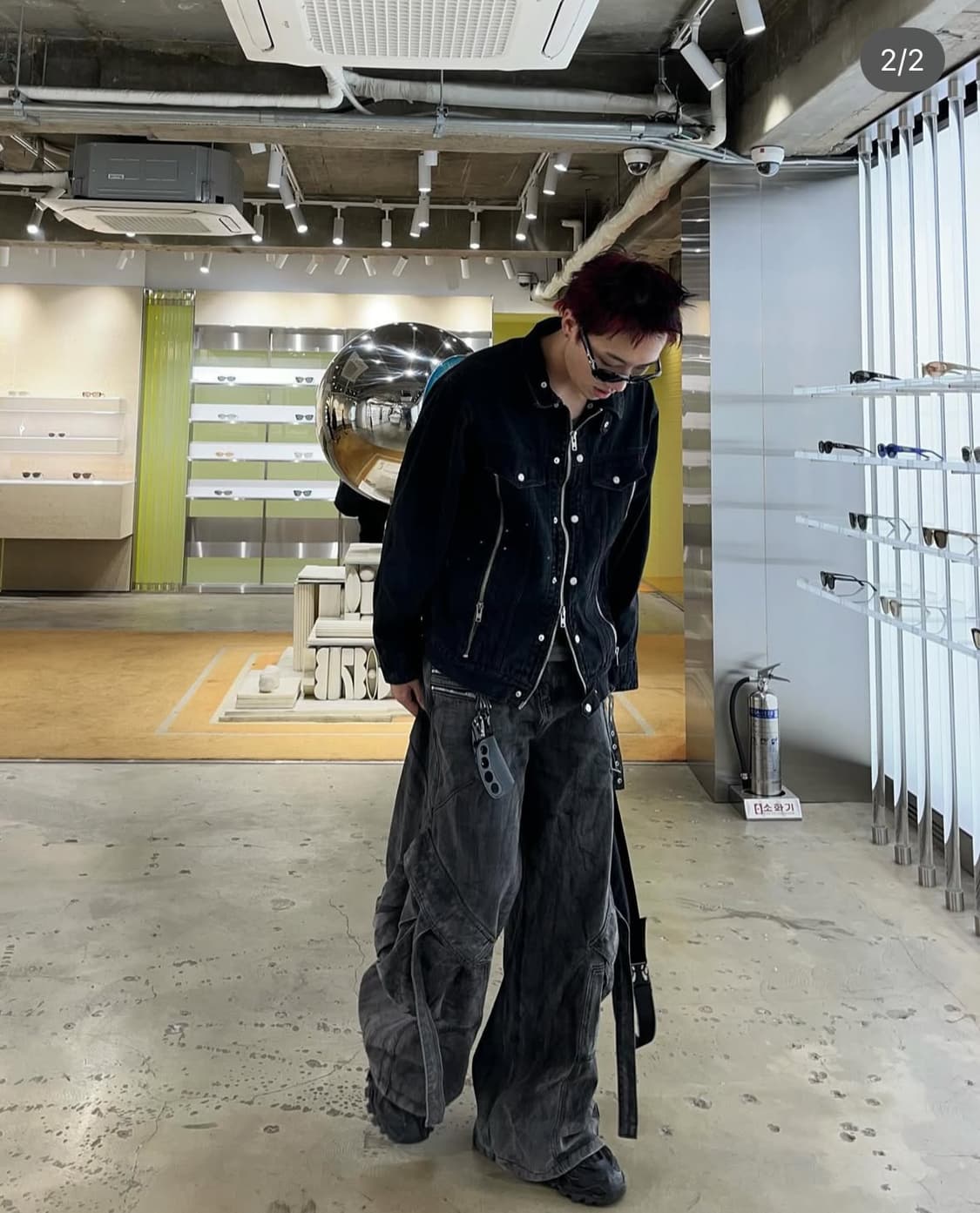 발렌맛 멀티포켓 와이드카고팬츠 상품이미지3