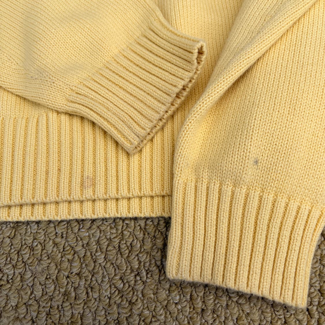 폴로 랄프로렌 개나리 라운드 니트(L) 상품이미지5