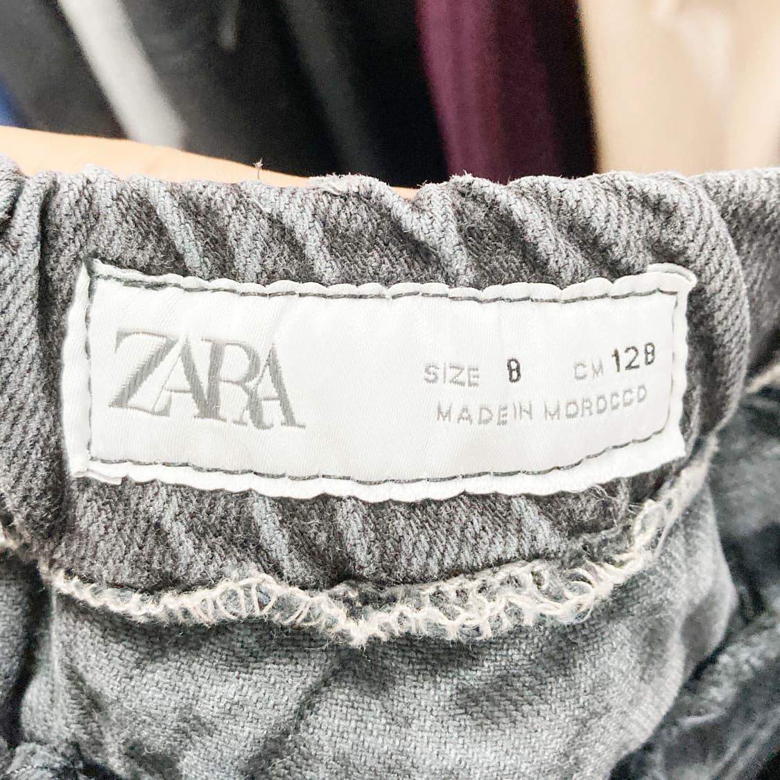 자라 쥬니어 밴딩청바지 128 진스센스 상품이미지3