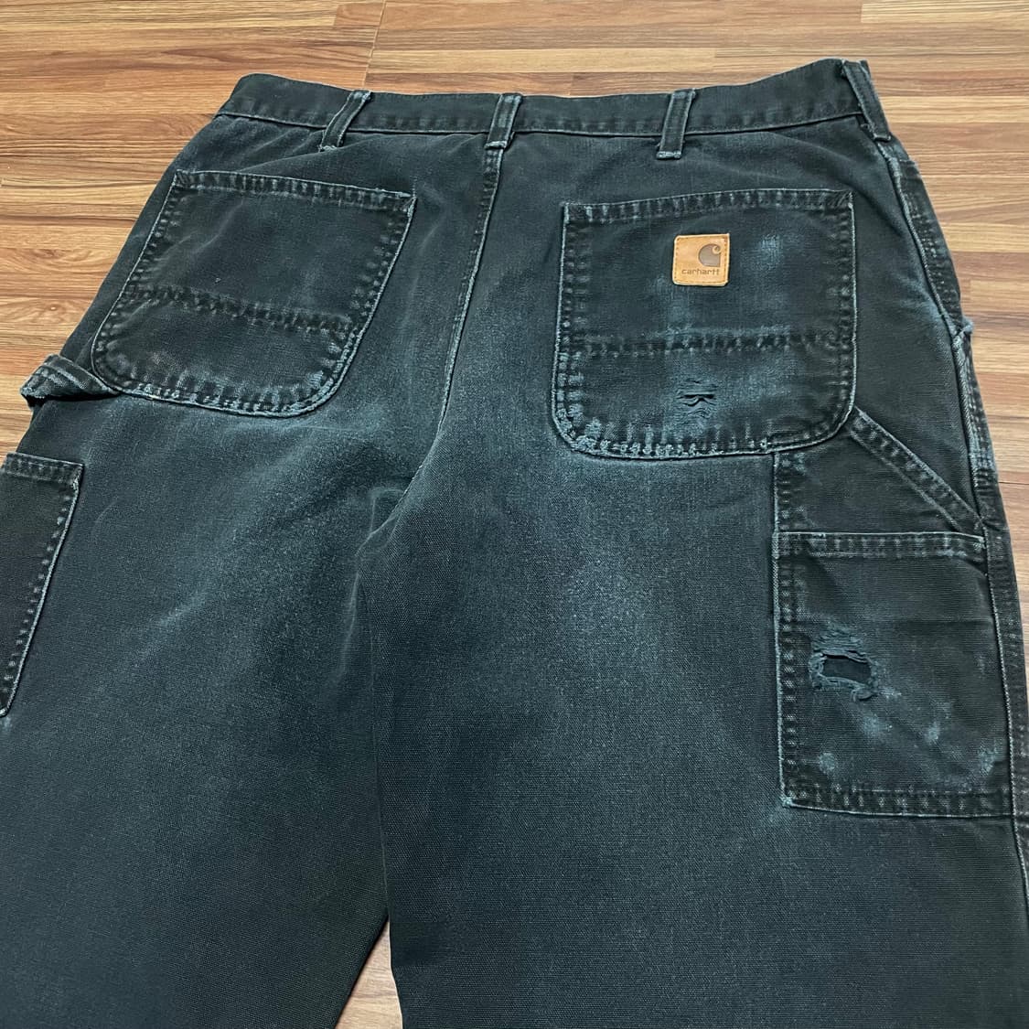 칼하트 싱글니 b11 블랙 카펜터 워크팬츠 34 상품이미지4