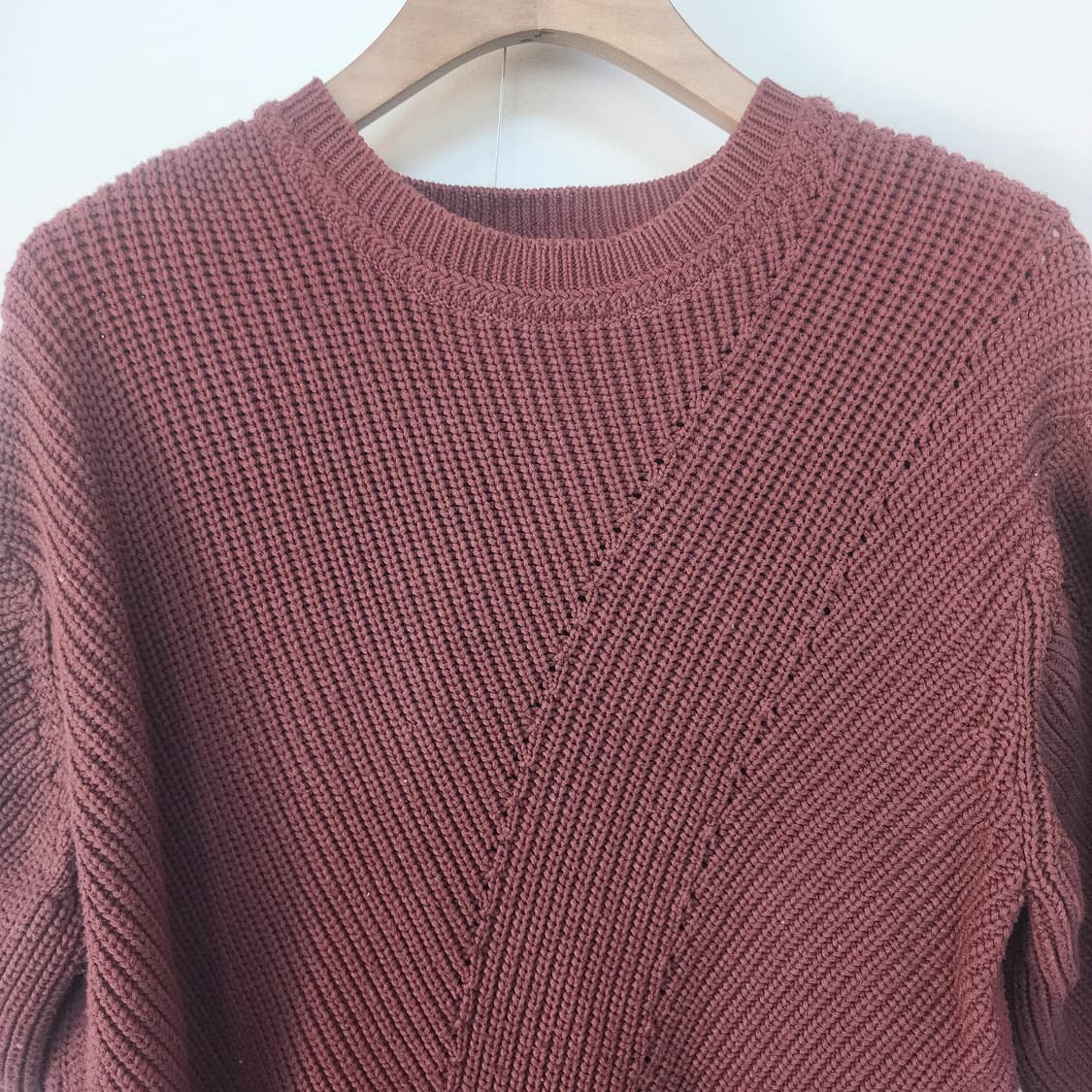 더 캐시미어 브라운 니트 반팔 상품이미지2