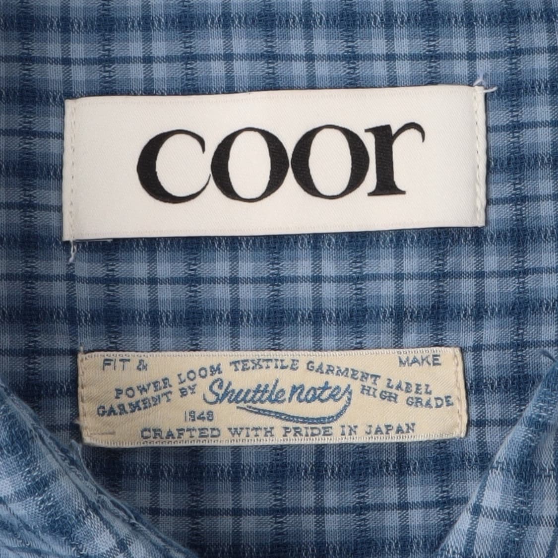 Coor 쿠어 얼터너티브 체크 셔츠 상품이미지8