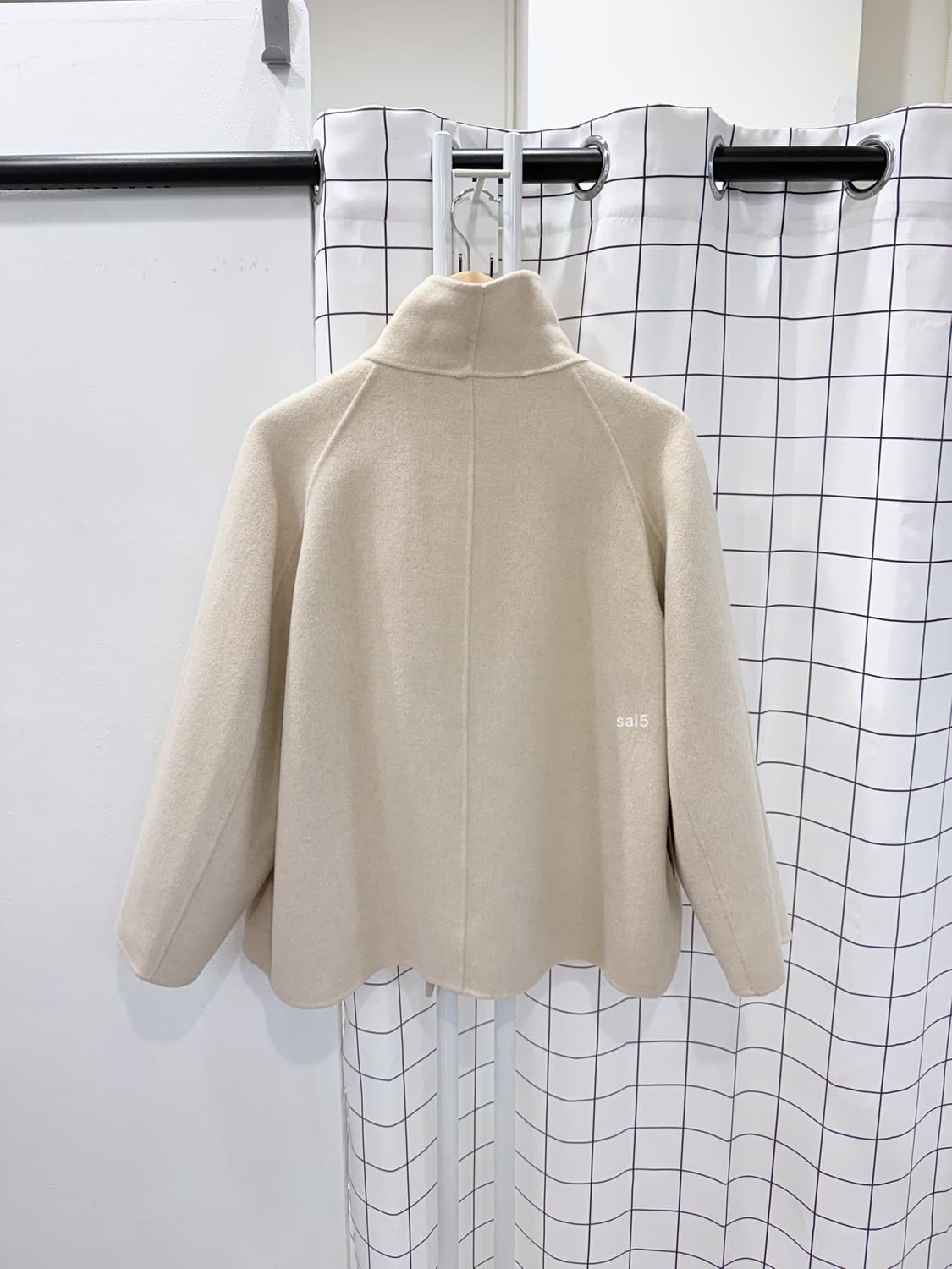 라메레이 하이넥 하프코트  상품이미지2