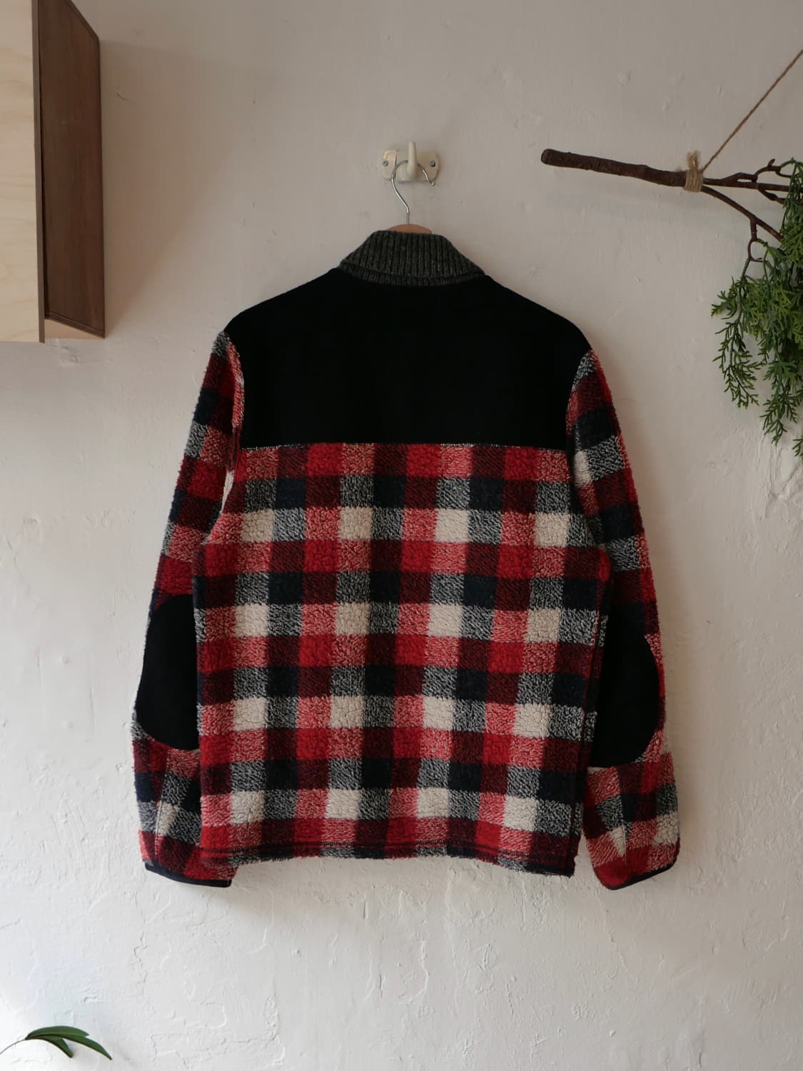 준야 와타나베 eYe 체크 플리스 자켓 상품이미지4