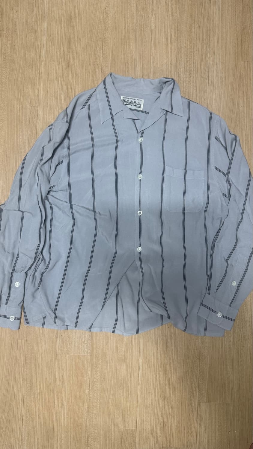 wackomaria STRIPED OPEN COLLAR SHIRT 상품이미지2