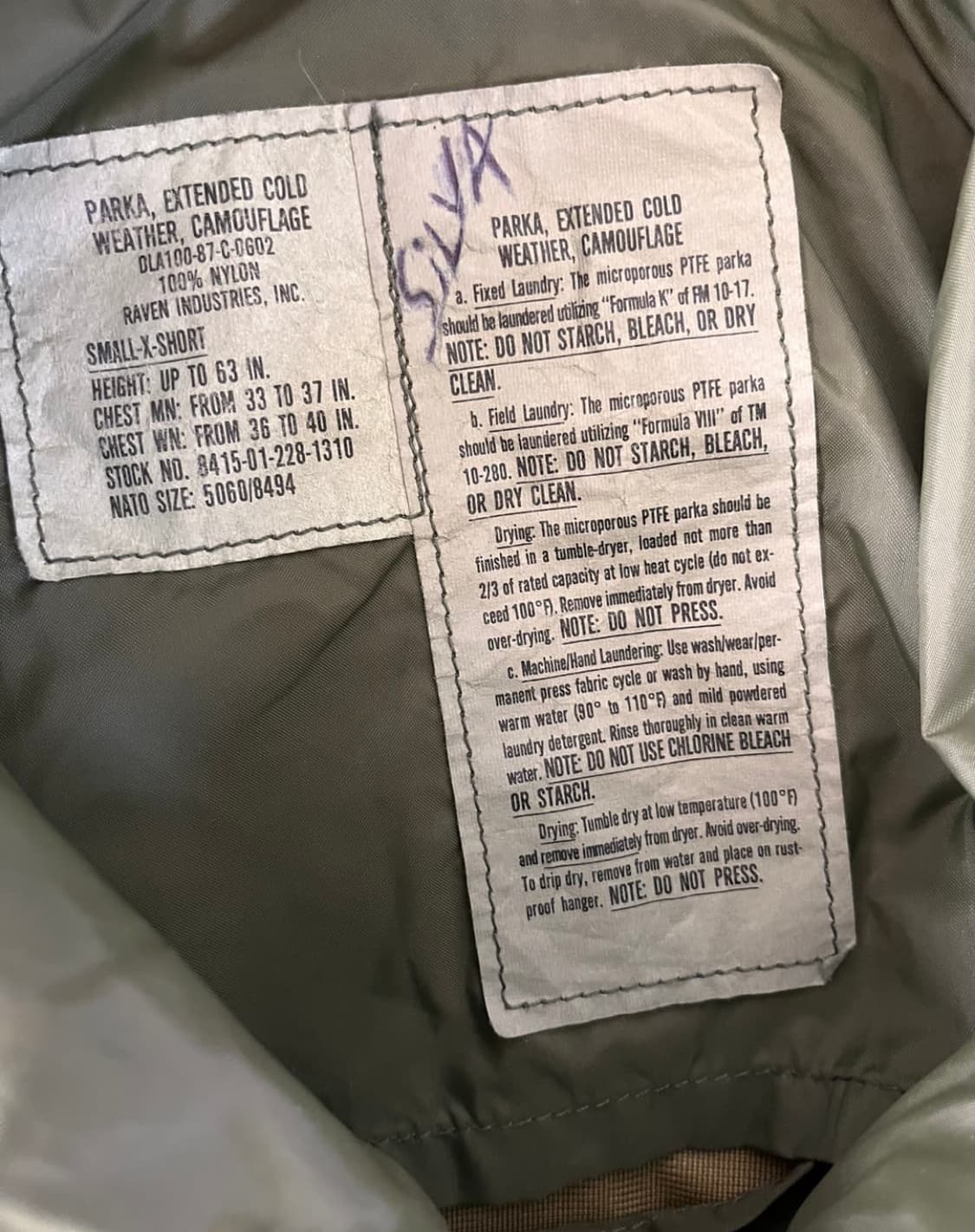 ECWCS 우드랜드 고어텍스 1세대 자켓 Small-xshort 상품이미지4