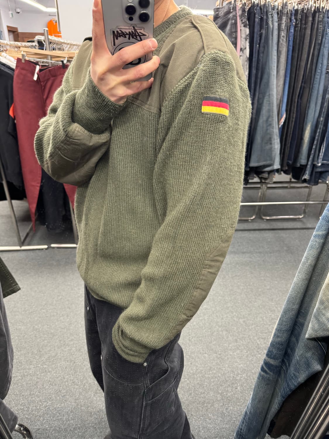 OS)Halfen 밀리터리 빈티지 독일군 코만도 스웨터 상품이미지2