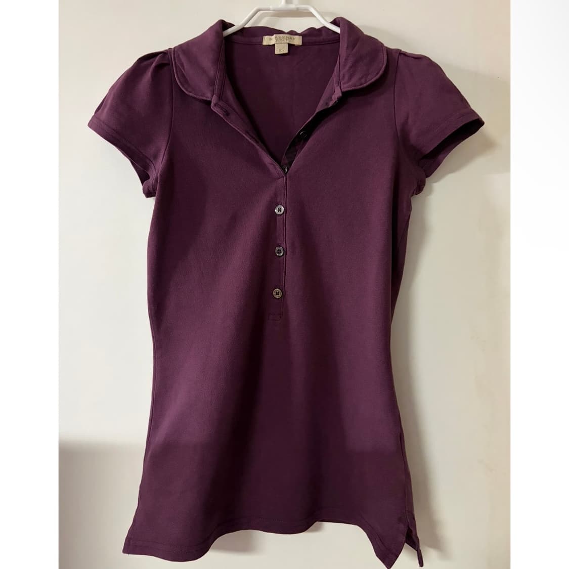 버버리 브릿 스트레치 코튼 반팔 폴로 PK (XS) 상품이미지1